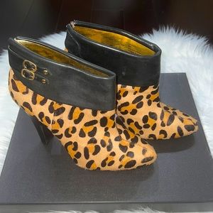 Leopard booties